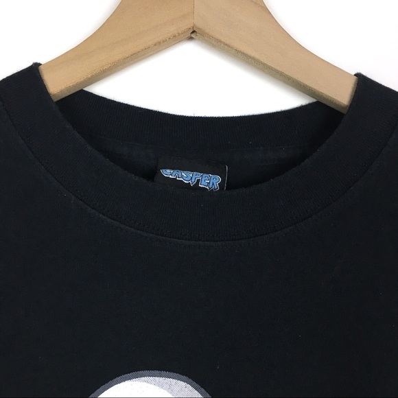CASPER T Shirt Happy Haunting Friendly Ghost Graphic Tee 2008 Retro Size Large - Picture 9 of 14